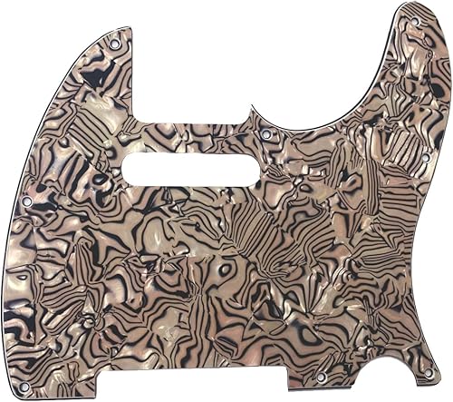 Miniatura 57 de KAISH 8 agujeros Tele Guitarra Golpeador TL Pick Guard Scratch Plate para Estados Unidos/México Telecaster/Tele Negro 1 Capa