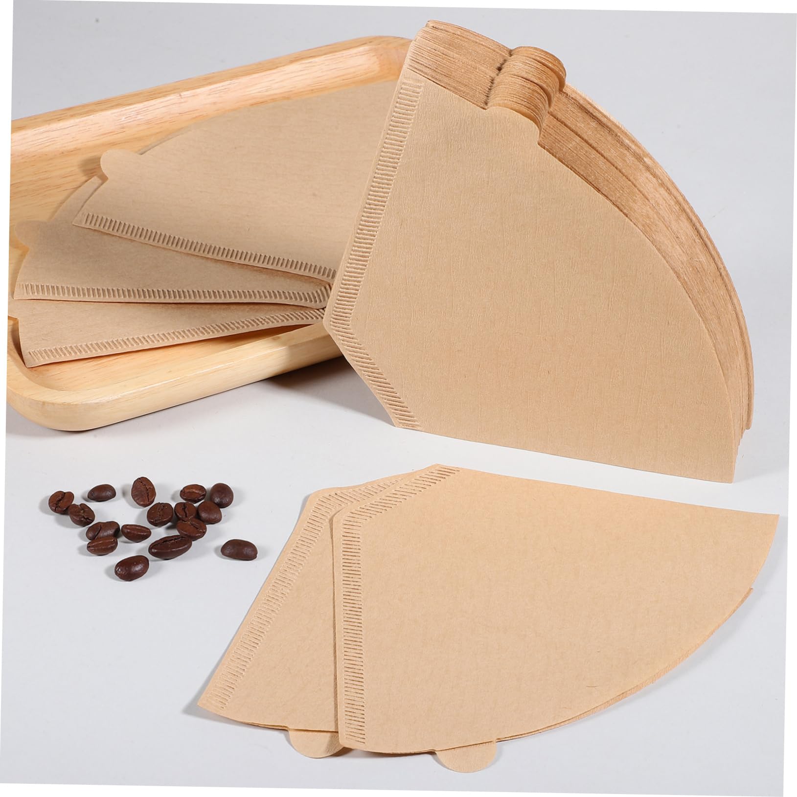 SHINEOFI 200piezas Filtros Conicos Desechables Unids Accesorios Para Cafetera Filtro