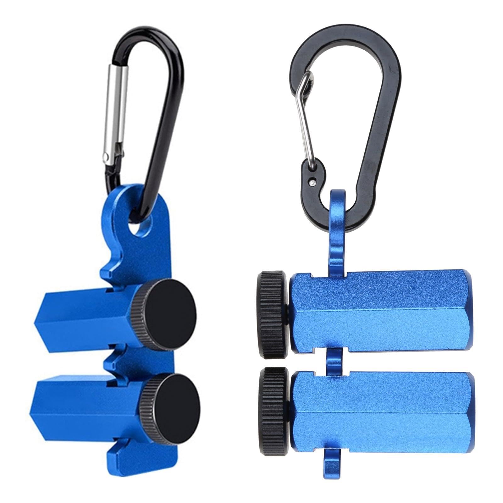 Stair Gauges for Framing Square, Carpentry Woodworking Layout Tools Carabiner Guages Knobs Tool Aluminum Alloy Gauge