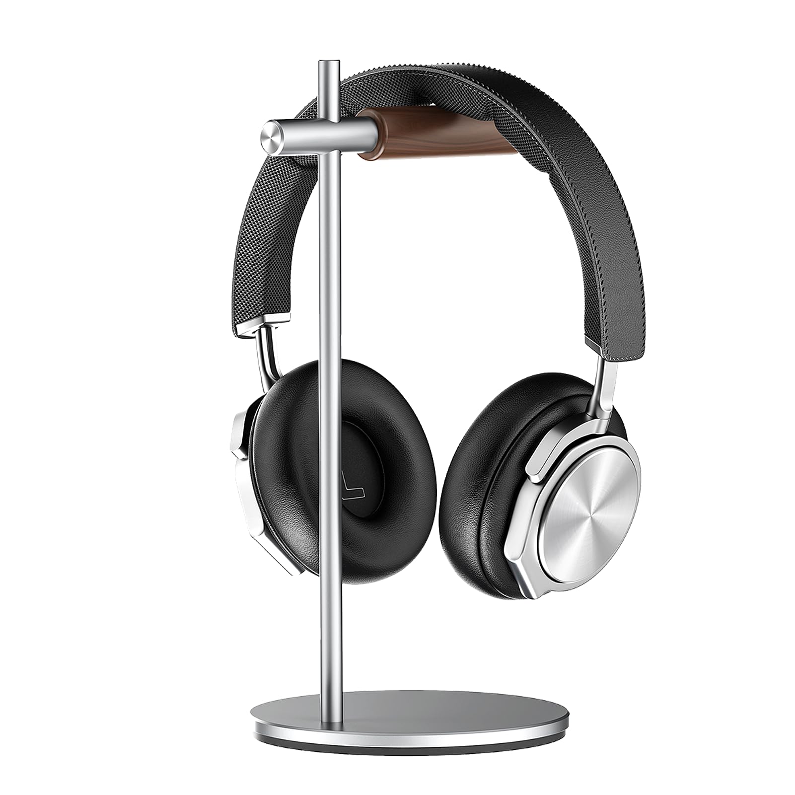 Photo 1 of QzheMuw Oak Headphone Stand - Silver