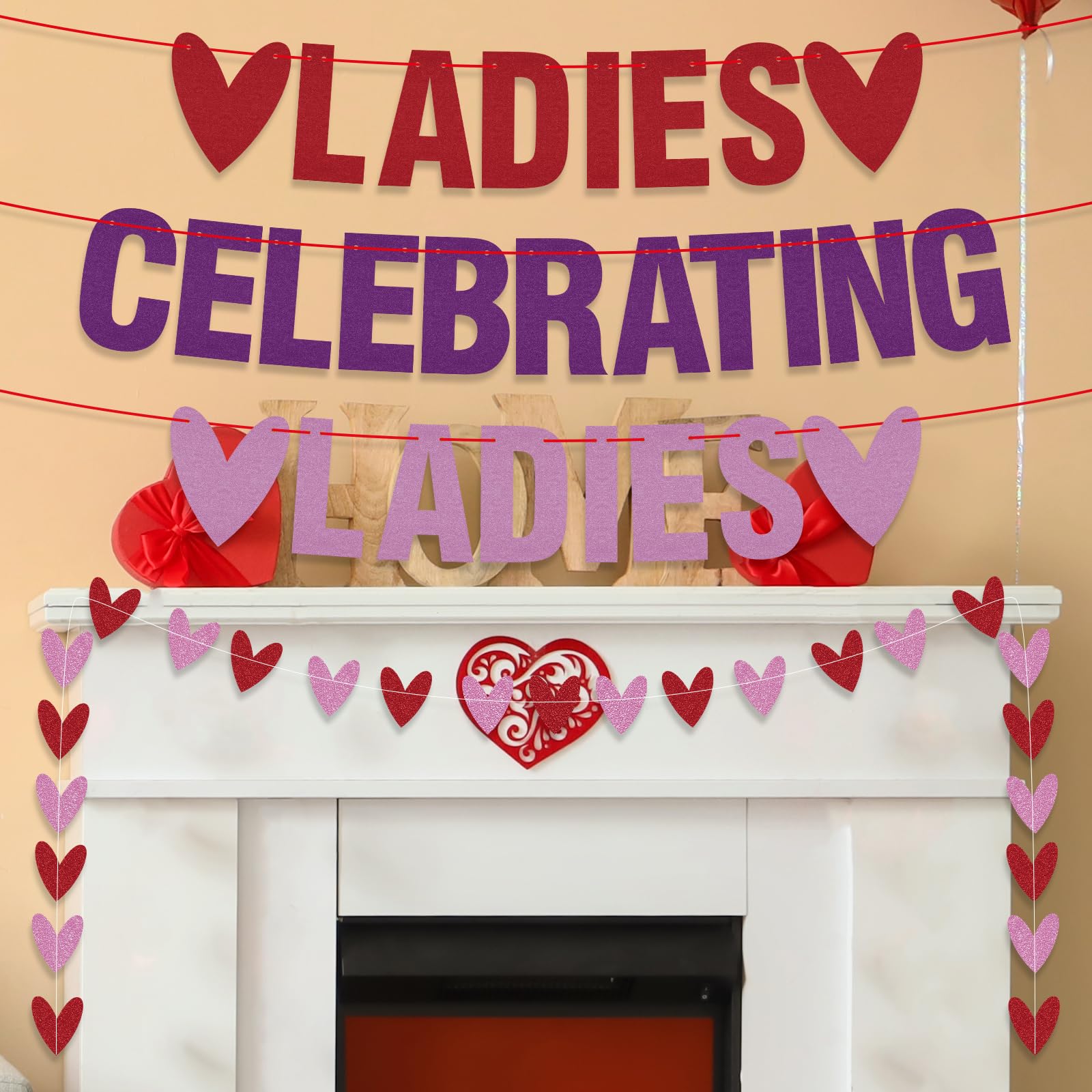 Valentine's Day Decorations Galentines Day Decorations Galentines Day ...