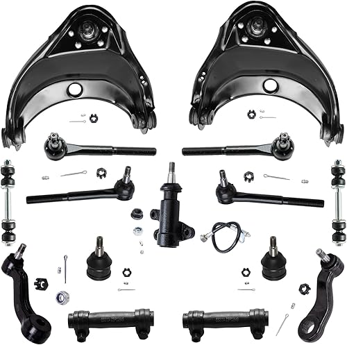 Miniatura 146 de Detroit Axle - 4WD Front End 14pc Kit de suspensión para Ford F-150 F-250 Expedition Navigator, 2 brazos de control superior 2 rótulas inferiores 2