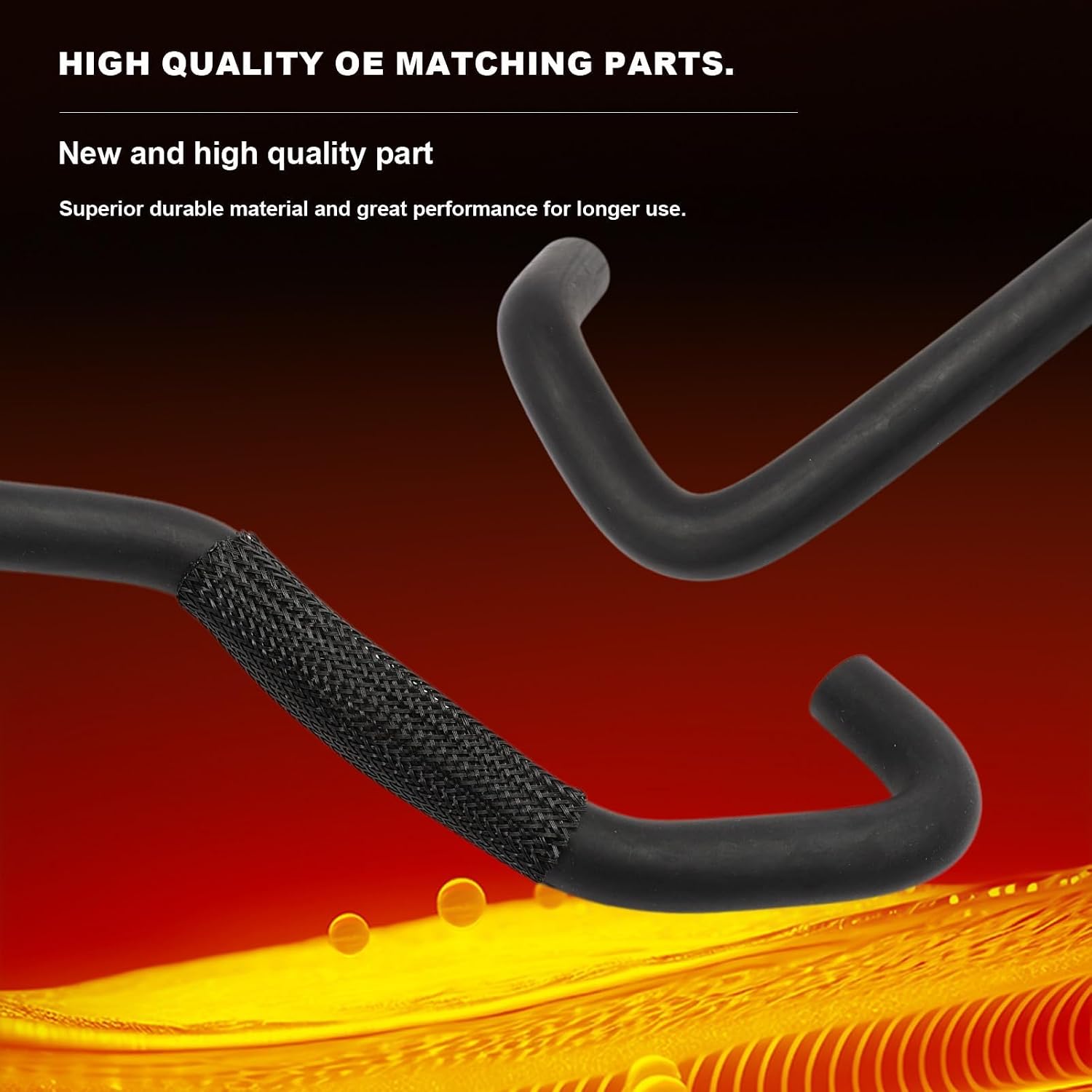 Crankcase Breather Hose Fit for Pathfinder 2005-2012 Xterra 2005-2015 Frontier NV1500 NV 2500 2016-2020 OEM 11823-EA20A 11826-ZL80B (3PCS)