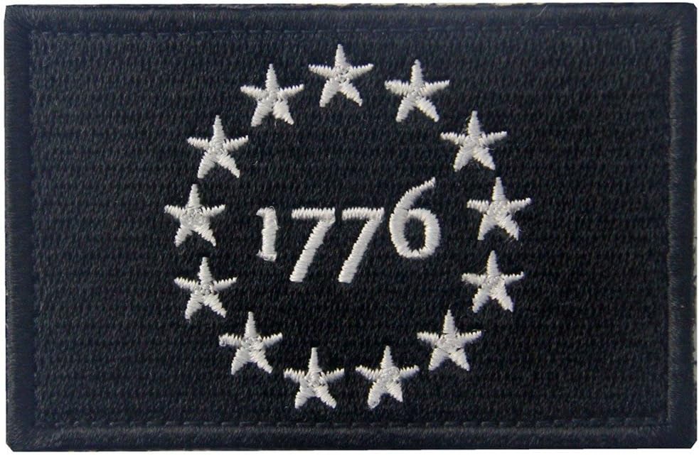 Amazon.com: Tactical USA 1776 Patriot Milltary Embroidered Applique ...