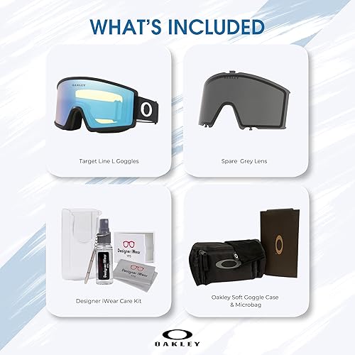 Miniatura 54 de OAKLEY Target Line MEDIUM/LARGE Ski Goggles For Men For Women OO7120, OO7121 +BUNDLE with ACCESSORY EYEWEAR KIT