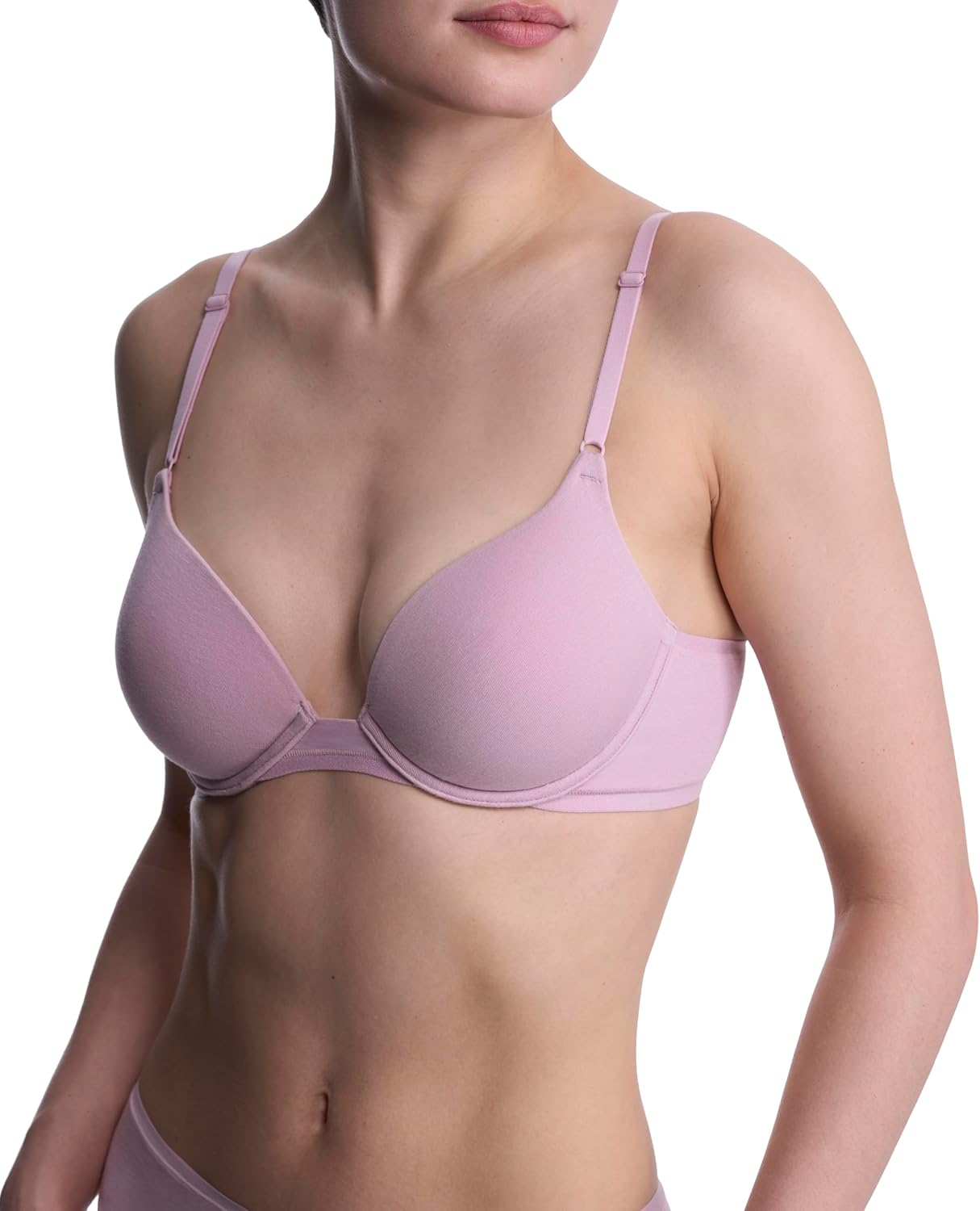 Natori Womens Bliss Cotton Convertible T-Shirt Bra - Image 5