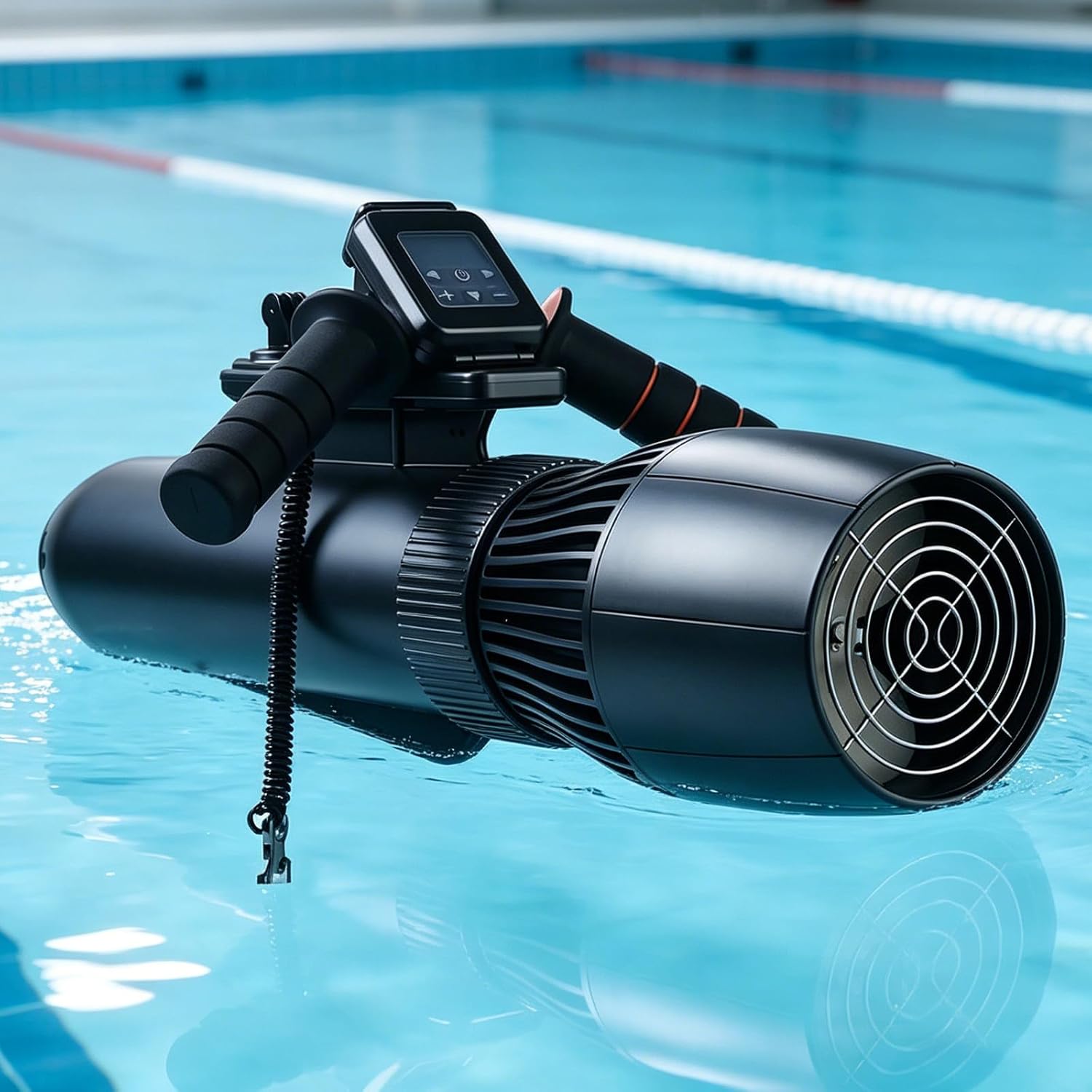 500W Underwater Scooter,Brushless Motor,Kayak & SUP Paddlers Electric Motor,3-7 km/h Adjusted,for Snorkeling Swimming Water Sports 10000mAh