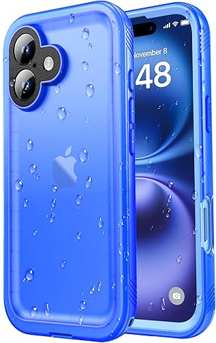 Miniatura 36 de SPORTLINK Funda para iPhone Air, IP68, impermeable, protección militar, cuerpo completo, resistente, a prueba de golpes, sellado 360, a prueba