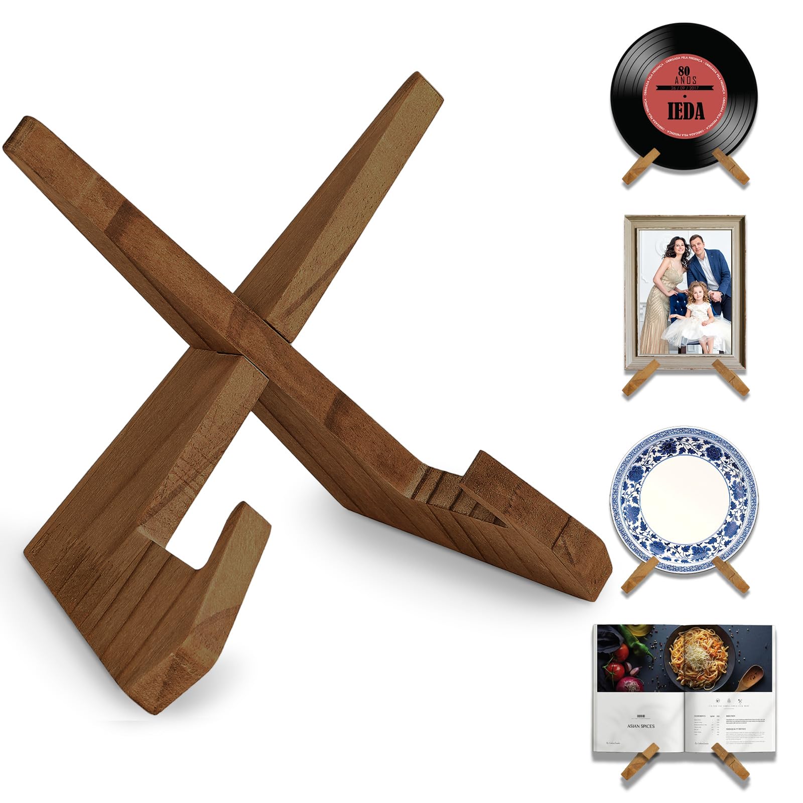 Wooden Vinyl Record Stands - Display Your Records! -1