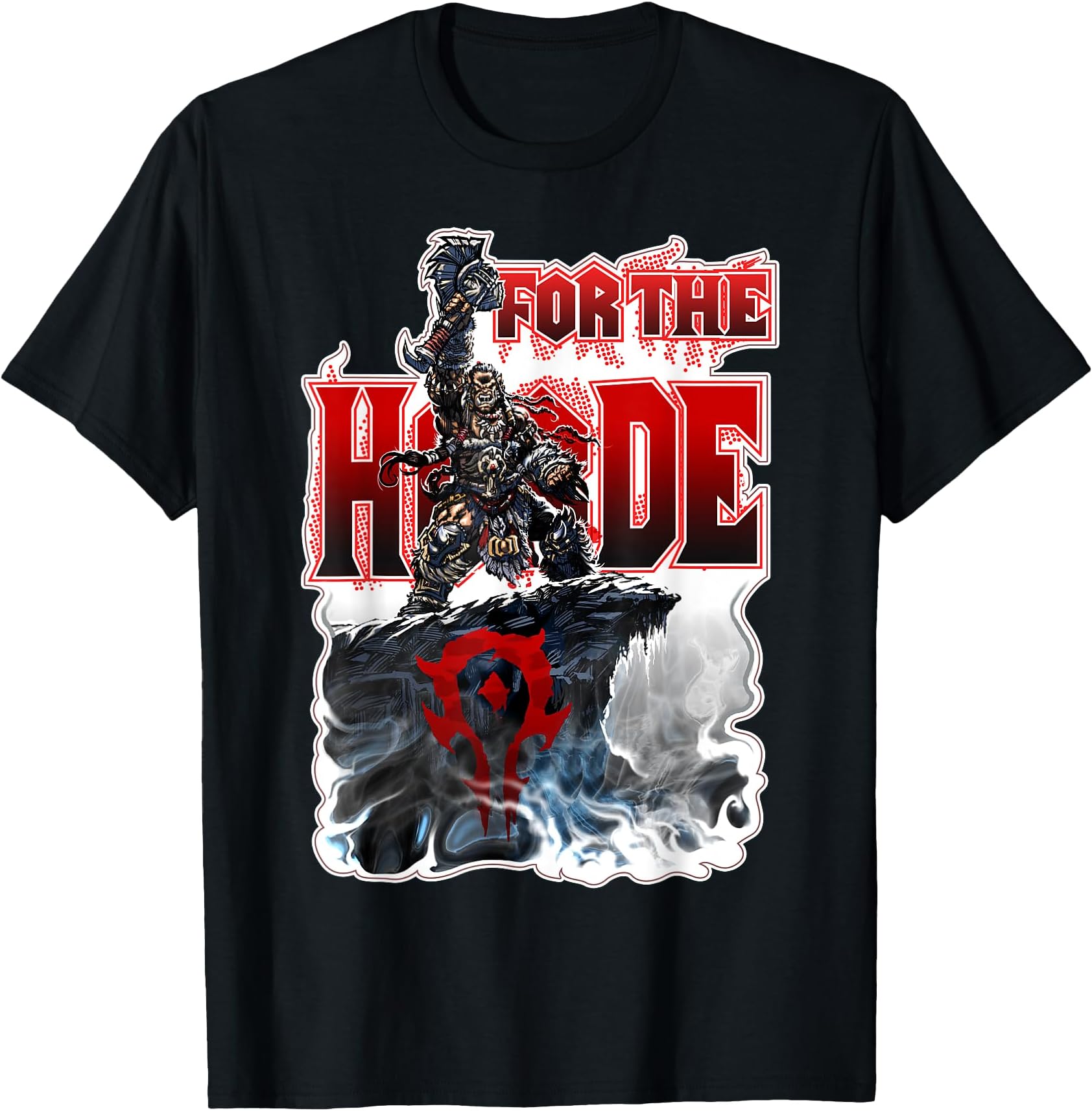 Warcraft Gaming Horde Epic Battle Cry Gamer Warrior Spirit T-Shirt