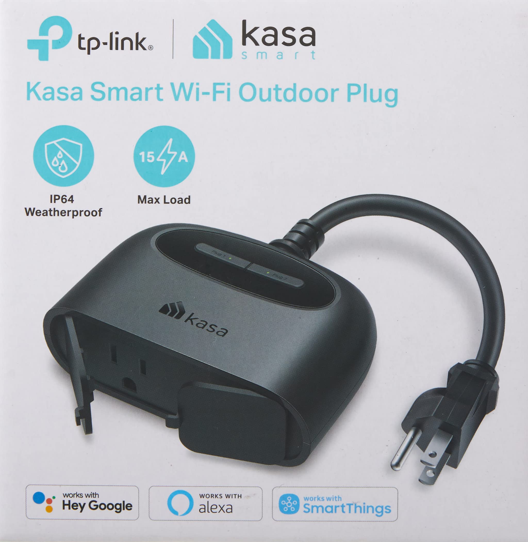 Kasa Smart Plug by TP-Link (HS103P4) 4-Pack + Kasa Smart Outdoor Smart Plug  by TP-Link (KP400) 2 Sockets, Plugs - Amazon Canada