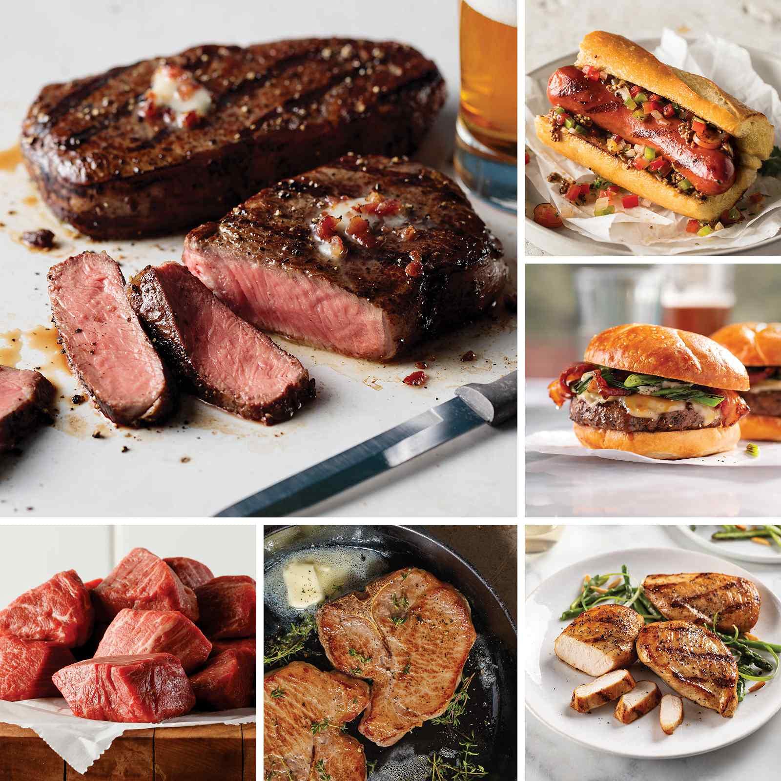 Buy Summer Grilling Sampler from Omaha Steaks (Ribeyes, TripleTrimmed