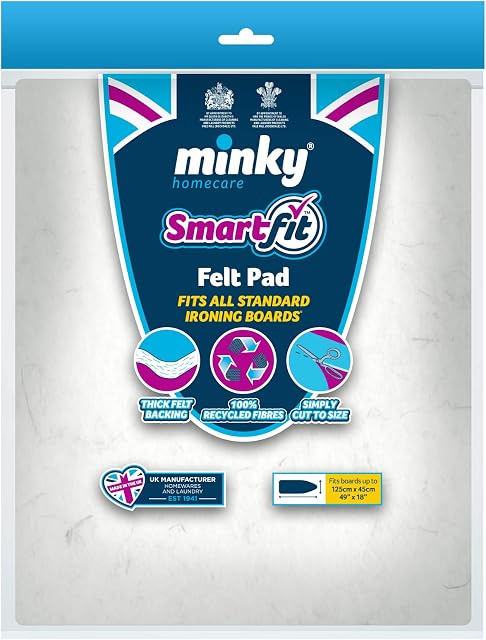 Minky PP7300E119 Smartfit Felt Pad, White, 125 x 45 cm