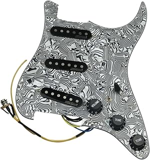 Guitar Pickups Prewired Pickguard Single Coil Pickup 7-Way Type Fully Loaded Pickguard For Guitar guitar pickguard pickup