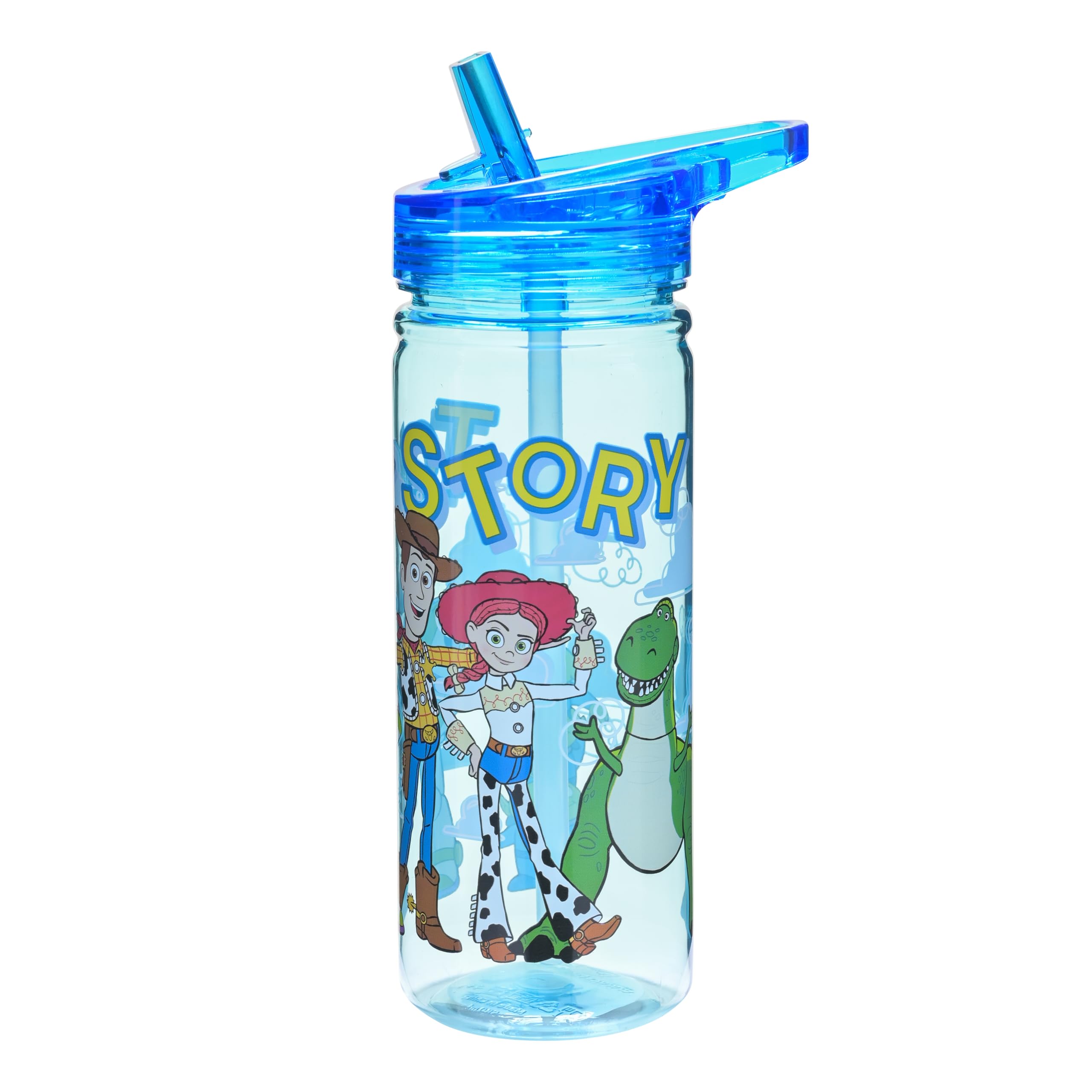 Disney Toy Story 580ml Kids Water Bottle with Flip Lid โ Leakproof, BPA-Free, Licensed Design, Durable Reusable Drinking Bottle for School & Travel (Toy Story)