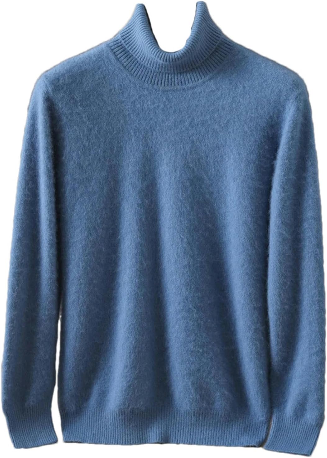 Men's Thickened High Neck Sweater Undercoat Solid Color Long Sleeve Men's Turtleneck Sweater Pullover
