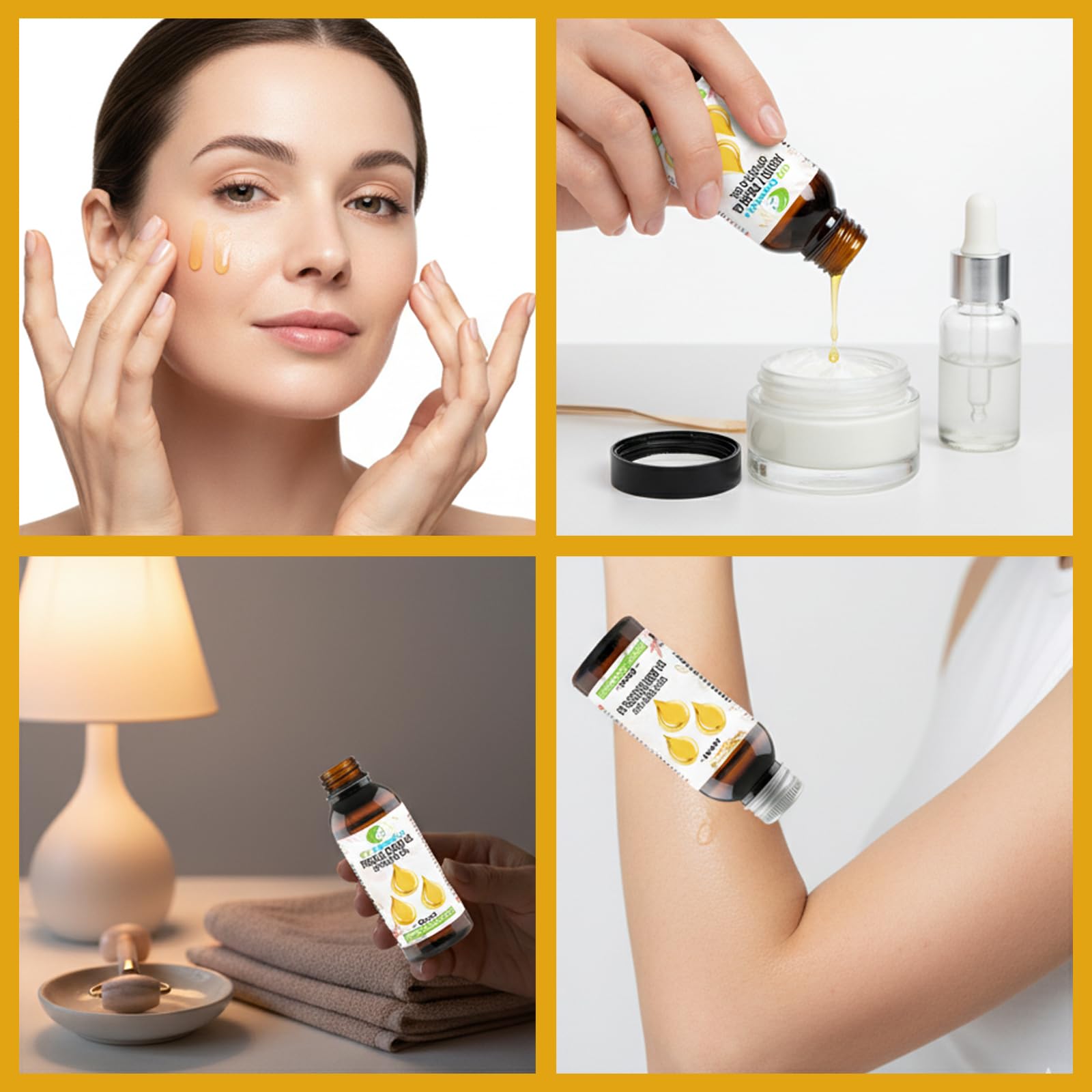 Olej z opuncji figowej (olej z opuncji) - 50 ml – Anti Aging, Repair, Odżywianie, Nawilżanie, 100% Naturalny
