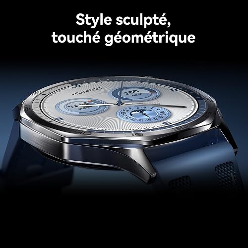 HUAWEI Watch GT 5 46mm Montre Connectée, Design aux Lignes épurées, Nouvelle expérience de Course à Pieds et de Cyclisme, Suivi de la santé, Jusqu'à 14 Jours d'autonomie, iOS & Android, Noir - 2