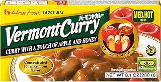 House Foods Vermont Curry, Medium Hot Boxes, 8.1 Ounce (Pack of 10)