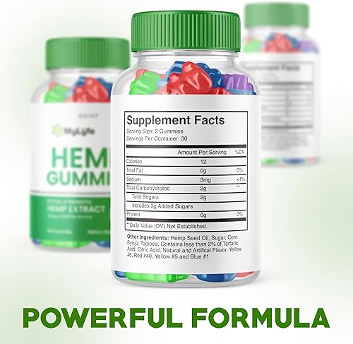 Miniatura 3 de My Life - Gomitas de cáñamo – Fórmula oficial – Gomitas Mylife de mezcla de cáñamo premium, gomitas de cáñamo Mylyfe de gran sabor, fórmula 2023 de