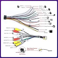 Vista 9 de Android doble DIN 10 pulgadas pantalla táctil Bluetooth coche estéreo con navegación GPS, Bluetooth y radio FM cámara de respaldo, Steeling Wheel