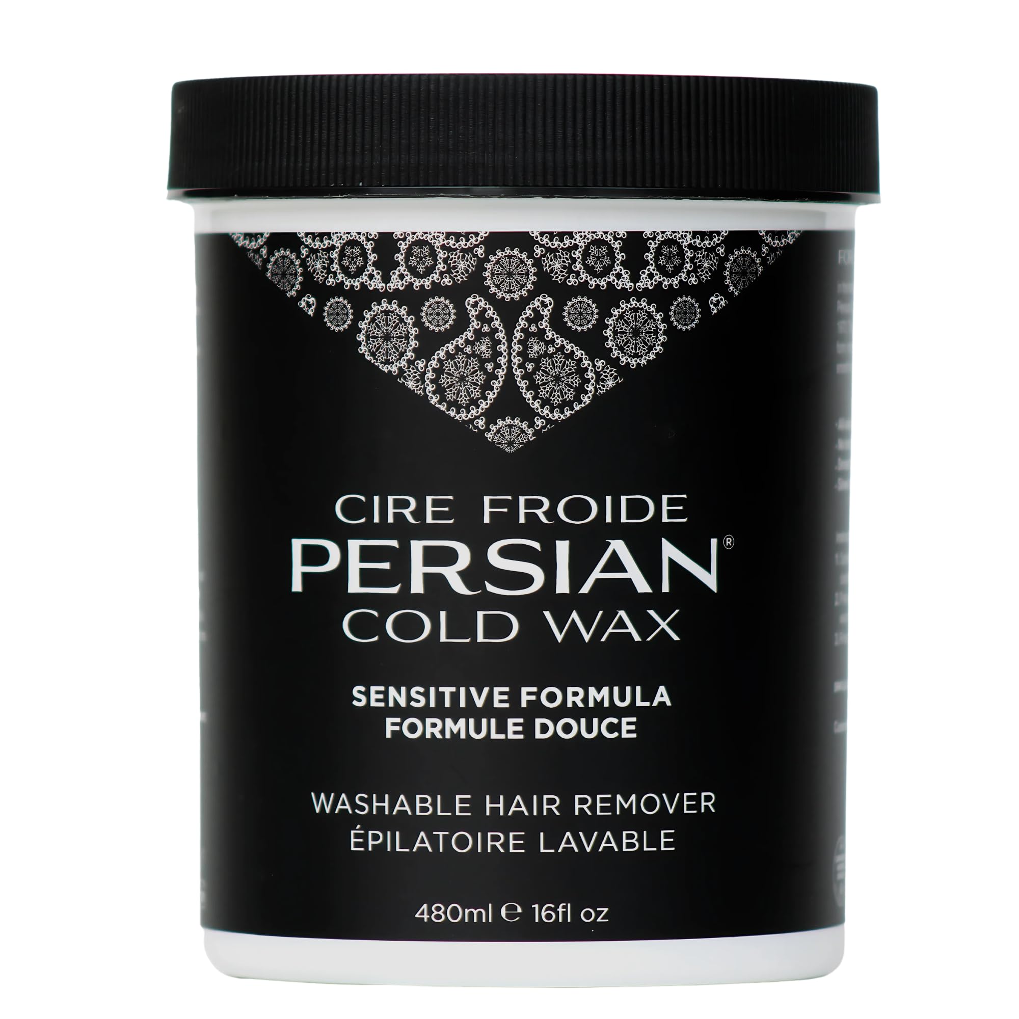 Persian Cold Wax | All-Natural Sugar Wax for Body Hair Removal - 16 fl oz (480 ml)