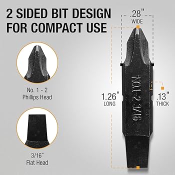 Amazon.co.jp: レザーマンマルチツール用交換用両面ドライバー