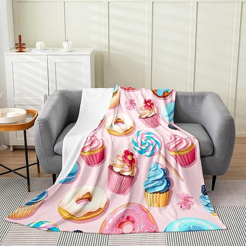 Miniatura 22 de Manta de franela de girasol, manta de forro polar con estampado de piel de vaca, para niños y niñas, niños y adultos, manta de sherpa abstracta