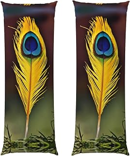 örngott med fjädertryck kroppskudde överdrag andningsbar kroppskudde för vuxna, 50 x 137 cm