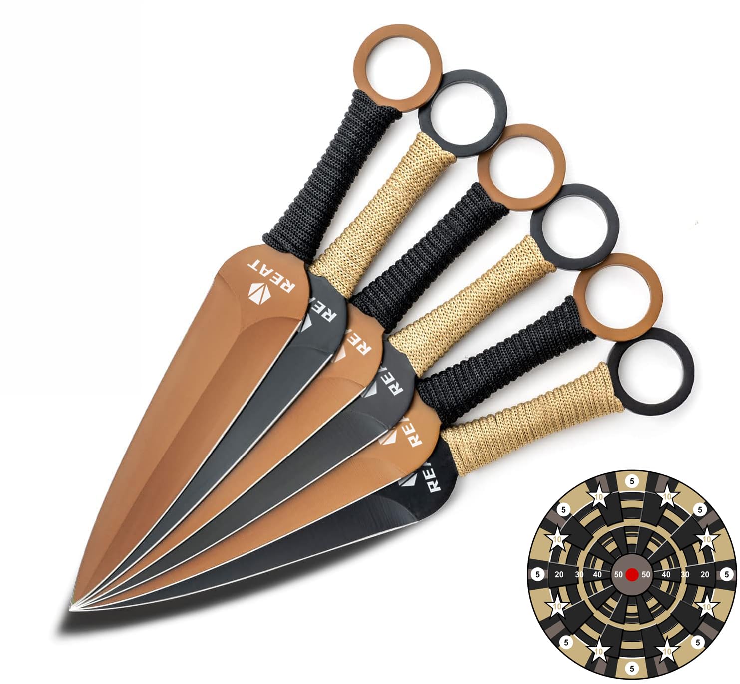 REAT Throwing Products - 6 Piece, 9