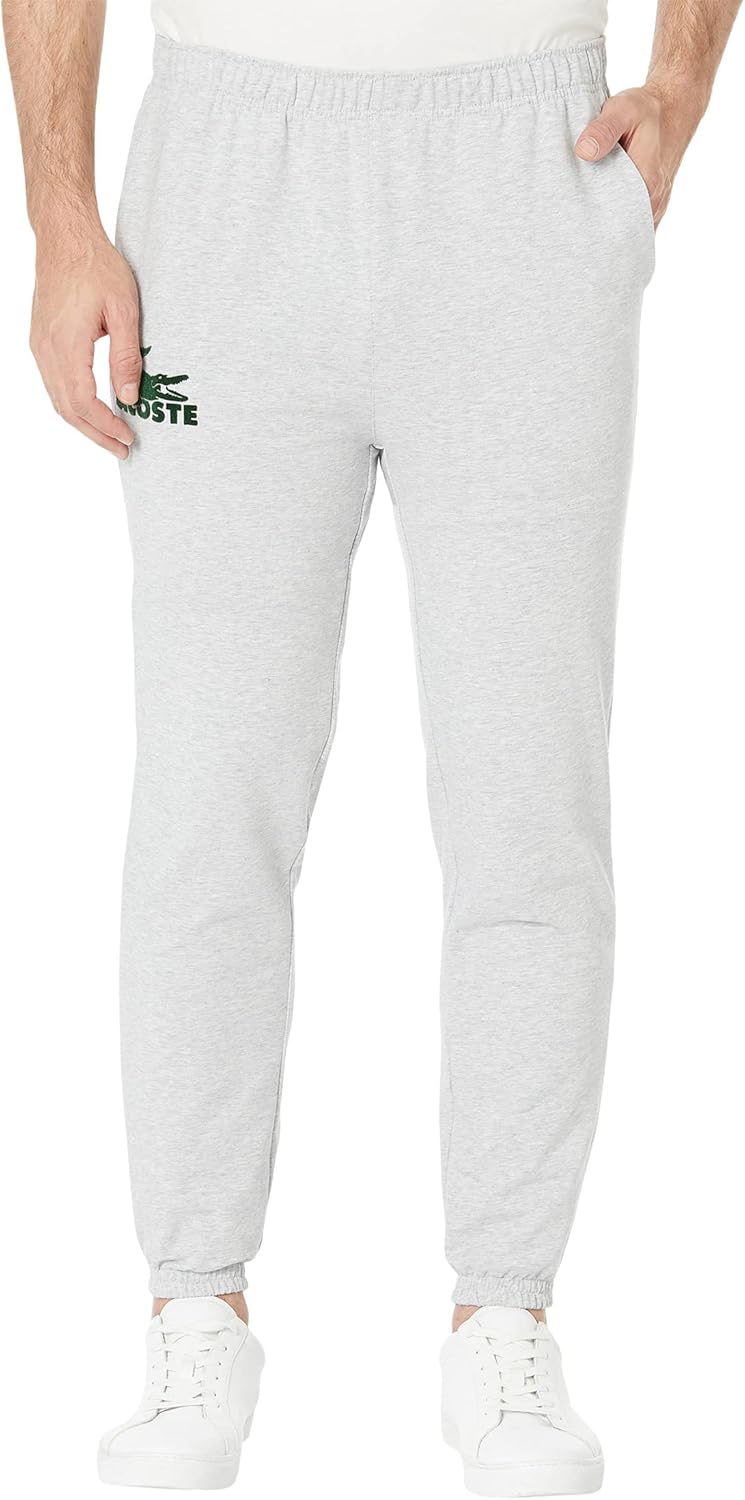 Lacoste Mens Men's Cotton Fleece Blend Indoor Joggers