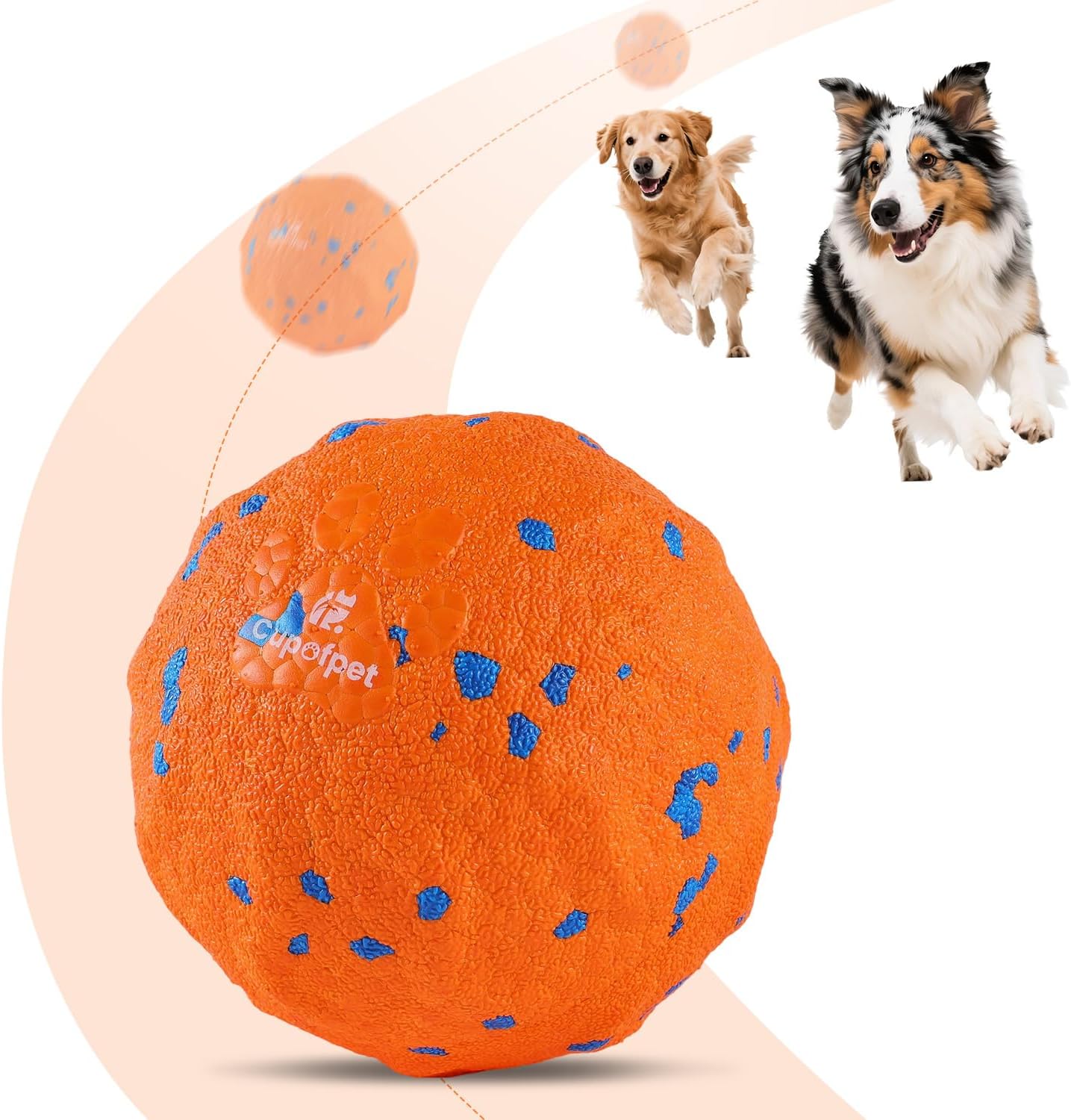 Interactive Canine Toys Ball, 2025 Upgraded Self Transferring Balls and Vibrating Ball for Canine, E-TPU Security Materials Electrical Canine Toys to Maintain Them Busy Rolling Balls for Small Medium Massive Canine (Orange)