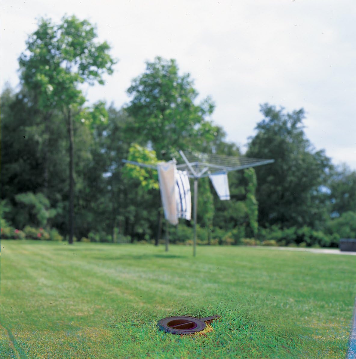 Strata Universal Metal Ground Spike - Beach Umbrella Sand Anchor, Ground Screw Anchors, Sand Spike Rod Holder for Clotheslines, Umbrellas, Gazebos, Poles, Outdoors dryers