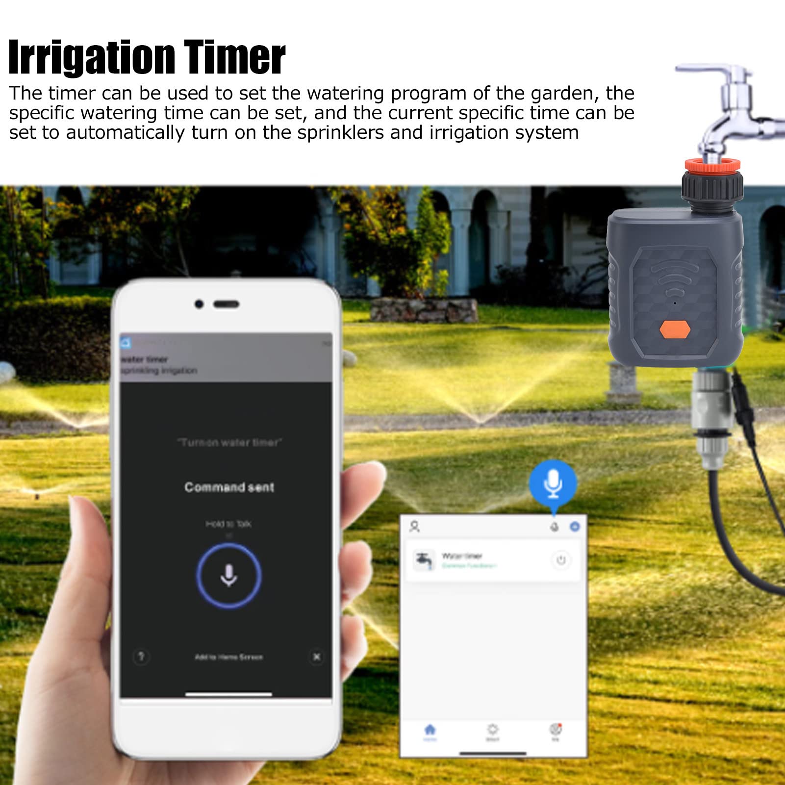 Efficient Garden Watering Timer with Multi - Settings, Wide Application for Control in Various Green Spaces