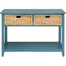 Acme Flavius Console Table in Teal 90266
