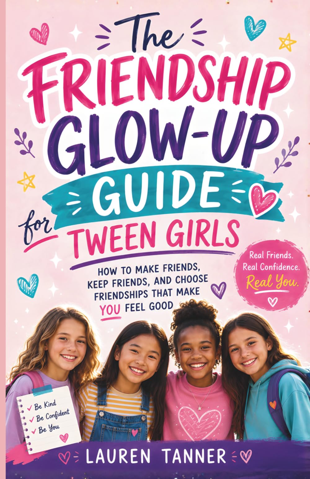 The Friendship Glow-Up Guide for Tween Girls: How to Make Friends, Handle Drama, Set Boundaries, and Build Confidence