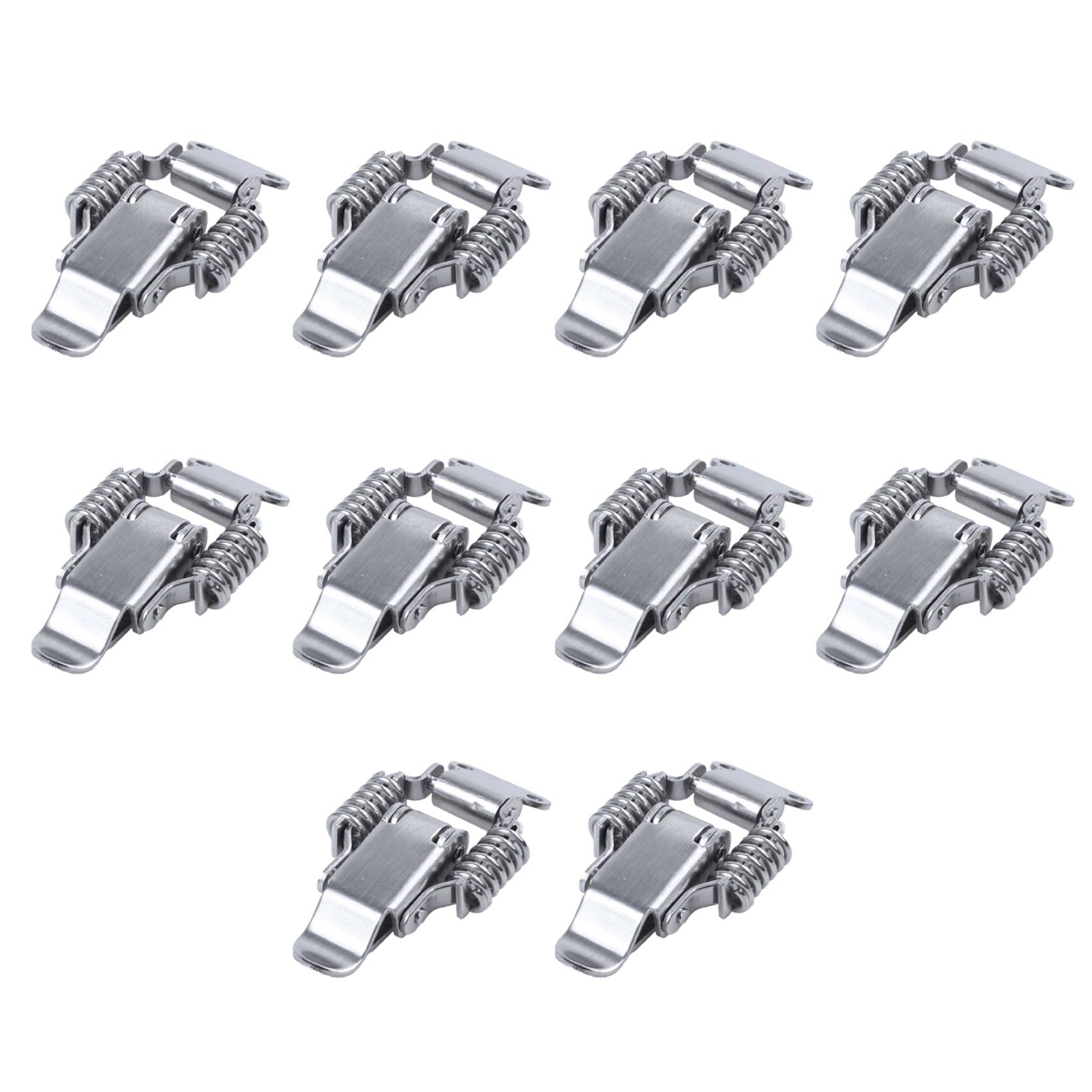 Jnchdghwa 20X Toolbox Draw Compression Spring Toggle Catch Clamp Silver