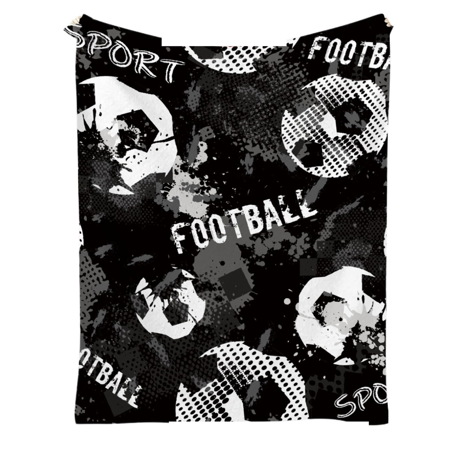 WSQHAO Football Printed Soft Warm Throw Blanket Winter For Couch Bed for Bed Couch(Color4)