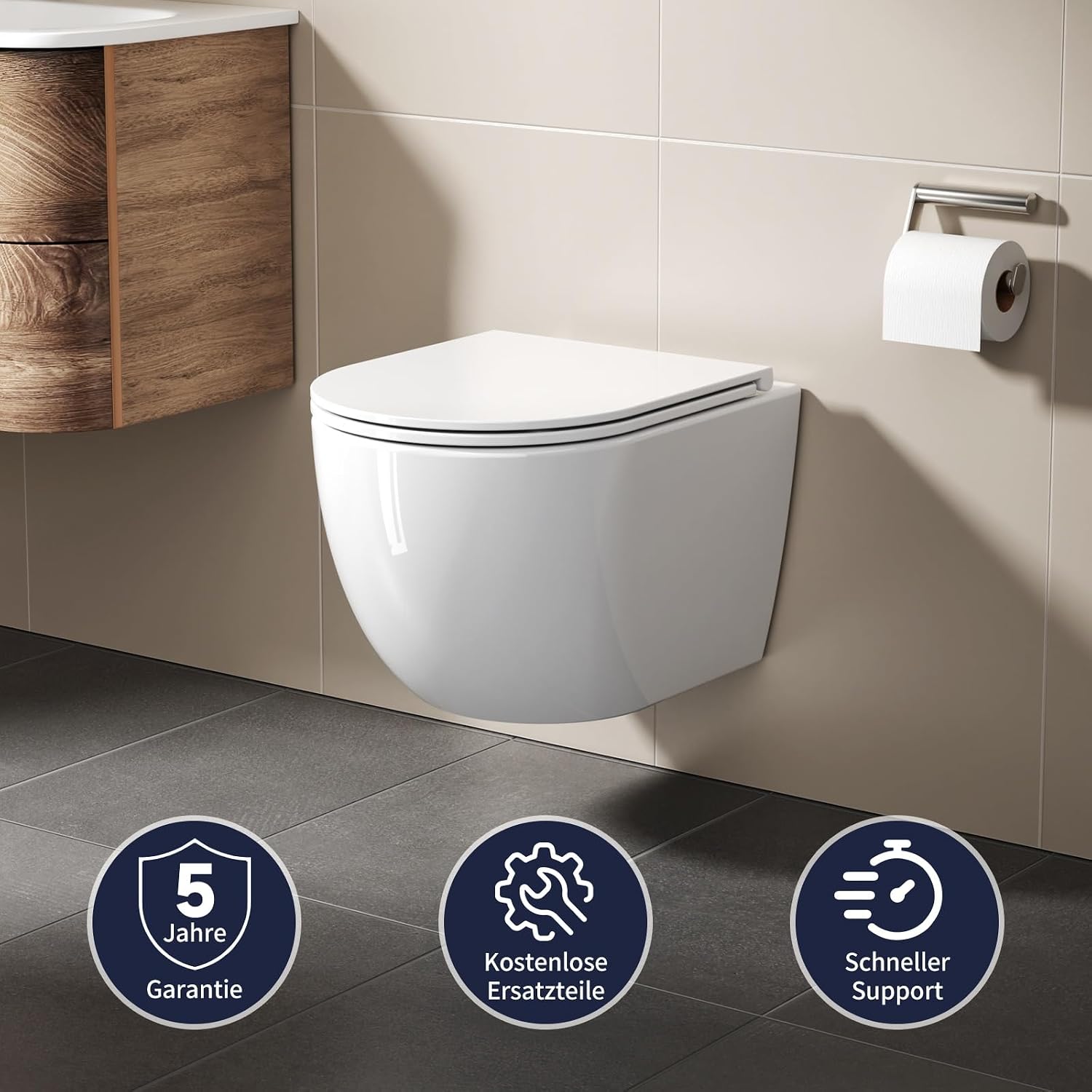 Chasse sans angle mort Superspin 360° – toilette suspendue