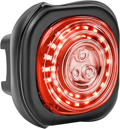 Luvan Luz inteligente para bicicleta con mando a distancia – Sincronización de luces LED delanteras y traseras, 5 modos nocturnos y diurnos |