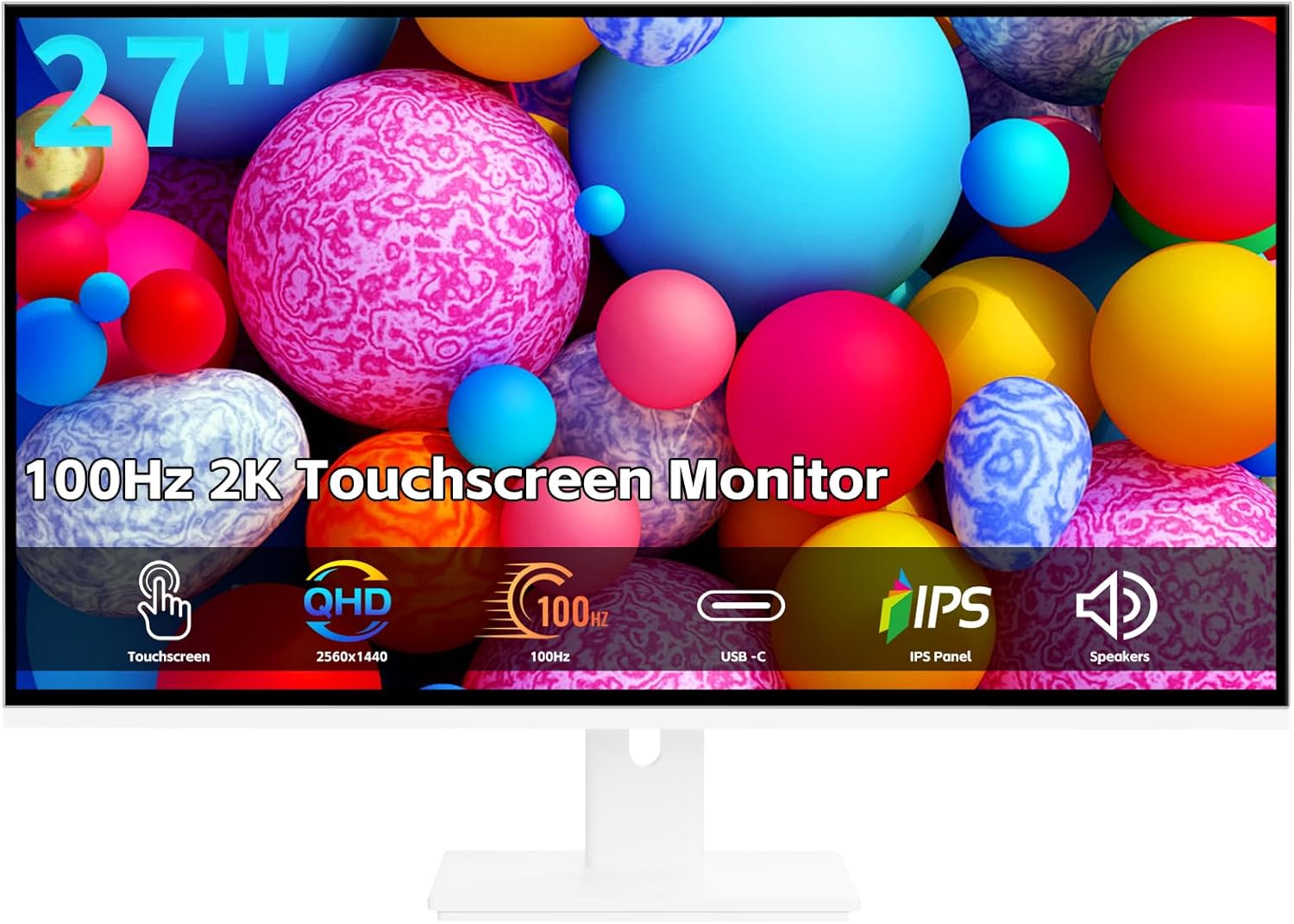 Monitor Táctil 27 Pulgadas 2K IPS 100Hz