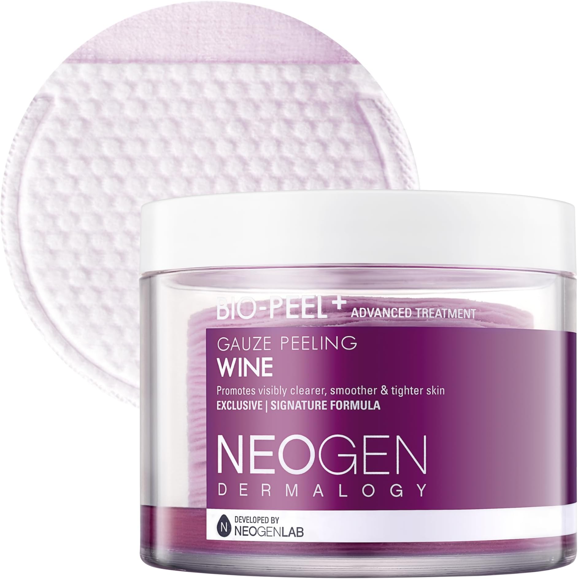 Neogen Dermalogy Bio-Peel Gauze Peeling Wine, 190 ml (30 Sheets)
