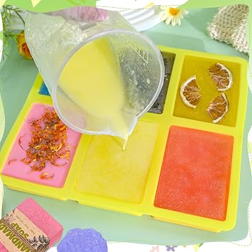 Soap Making Kit- Soap Making Kit for Adults with Shea Butter Glycerin Melt and Pour Base, Silicone Molds, Dried Flowers, DIY Craft for Beginners Gift for Women