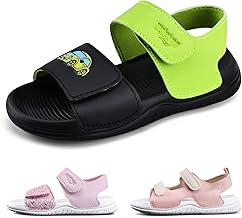 WateLves Sandals Girls Boys Swimming Sandals Children's Summer Shoes Soft Thick Sole Non-Slip with Strap Sandals Kids for Indoor and Outdoor Use