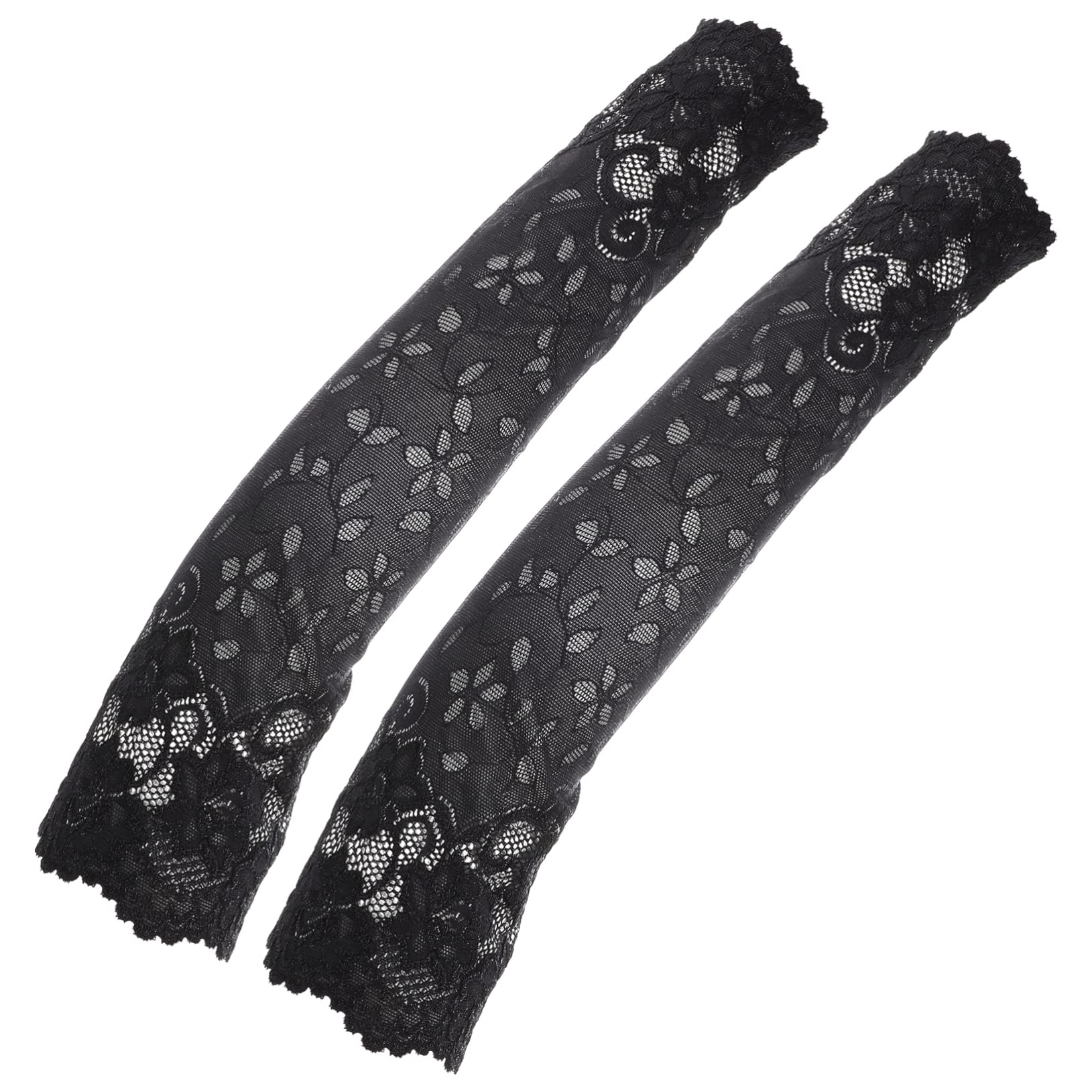 Yardenfun 1 Pair Lace Scar Cover Arm Sleeves Arm Sleeves for Men Arm Covers Sleeves to Cover Arms for Women Temporary Tattoo Sleeves Floral Forearm Cover Floral Arm Sleeve Cover up Women's