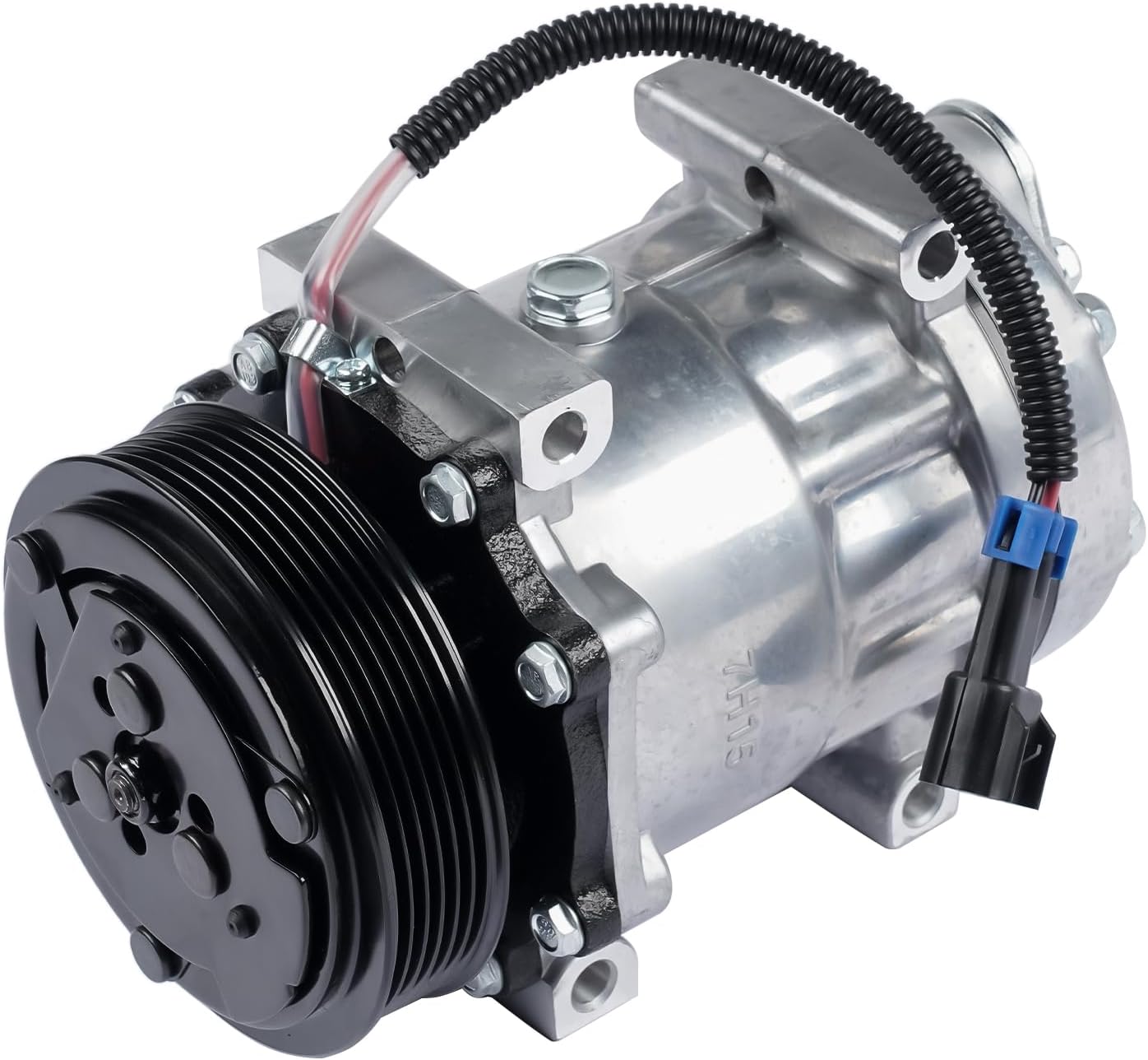 High-Performance Automotive AC Compressor Compatible with Kenworth T680, Peterbilt 365–587, Freightliner Cascadia & More