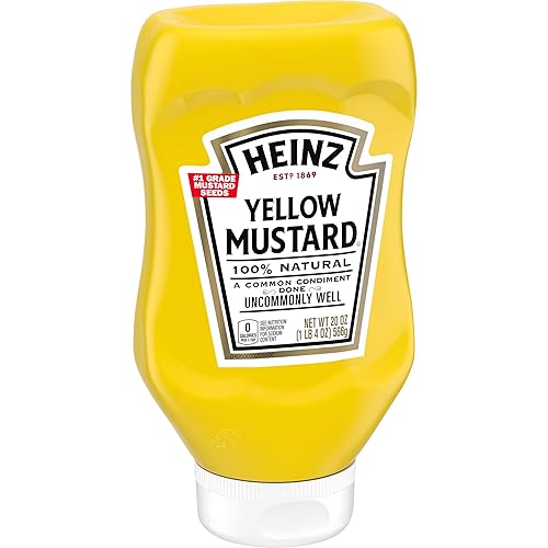 Vista 125 de Heinz Mostaza amarilla (botella de 567 g)