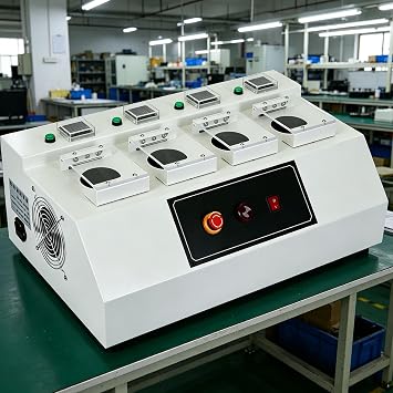 Automatic Solder Paste Reheating Machine, SMT Red Glue Reheating Machine, with Precision Temperature Control, for Syringe & Multi-Hole Applications 4-Hole