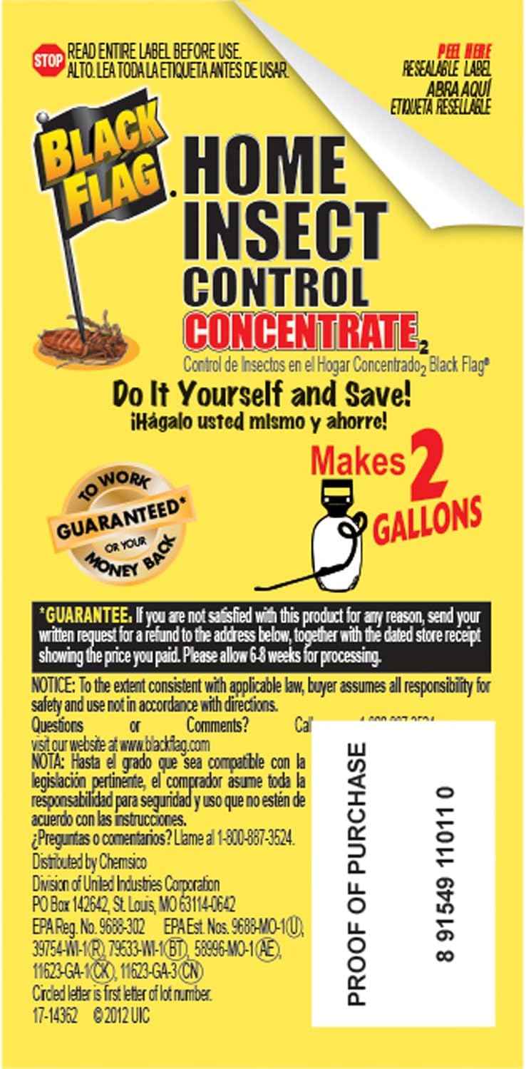 Black Flag Home Concentrate Insect Control, 16-Ounce