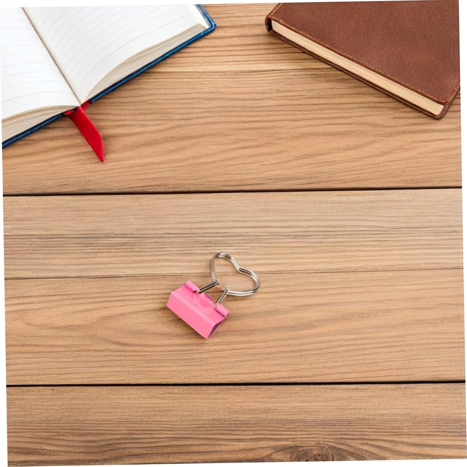 Binder Clips Metal 18pcs Foldback Clips Heart for Papers image 5